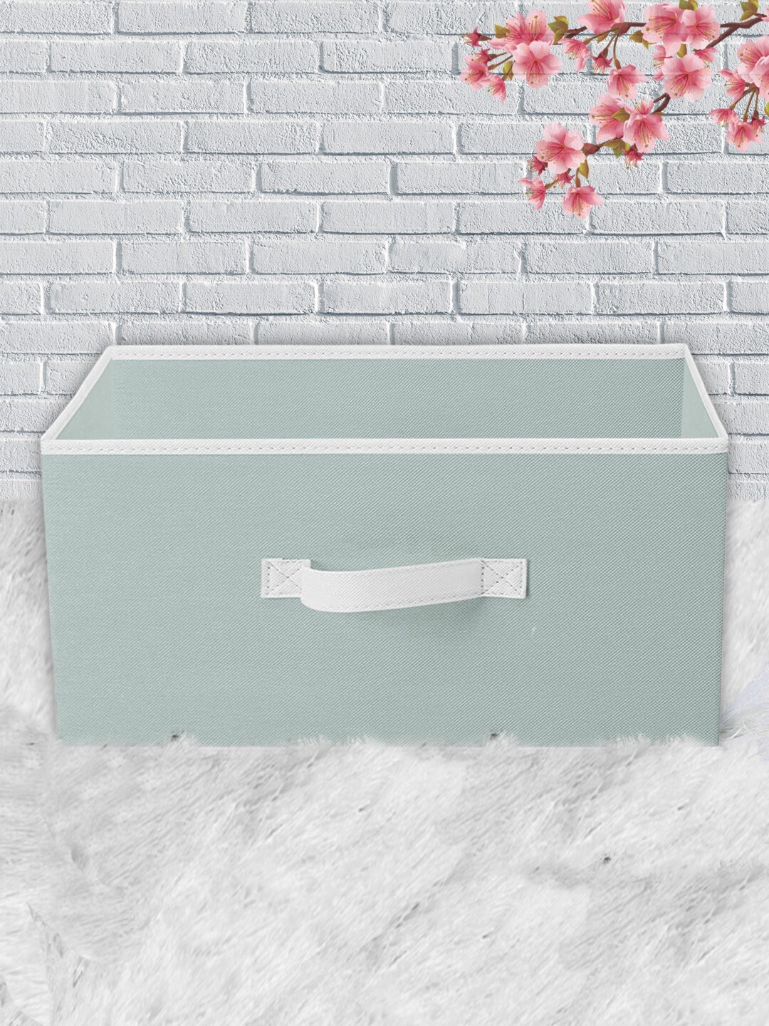 

Kuber Industries Grey Solid Multipurposes Rectangular Foldable Storage Box