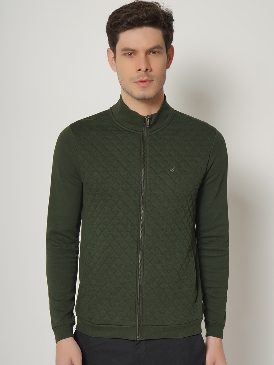 

Blackberrys Men Olive Green Sweatshirt