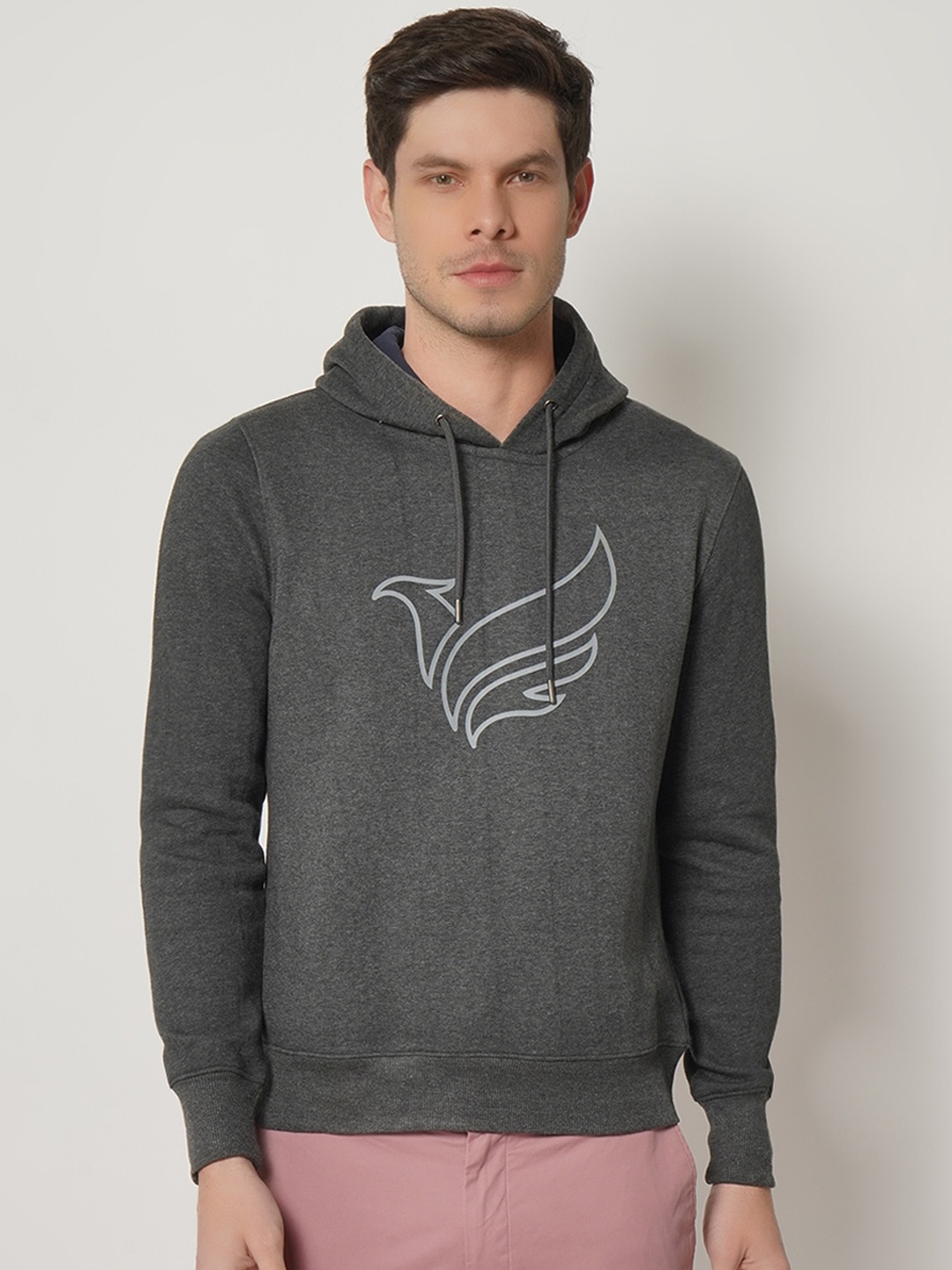 

Blackberrys Men Grey Printed Sweatshirt