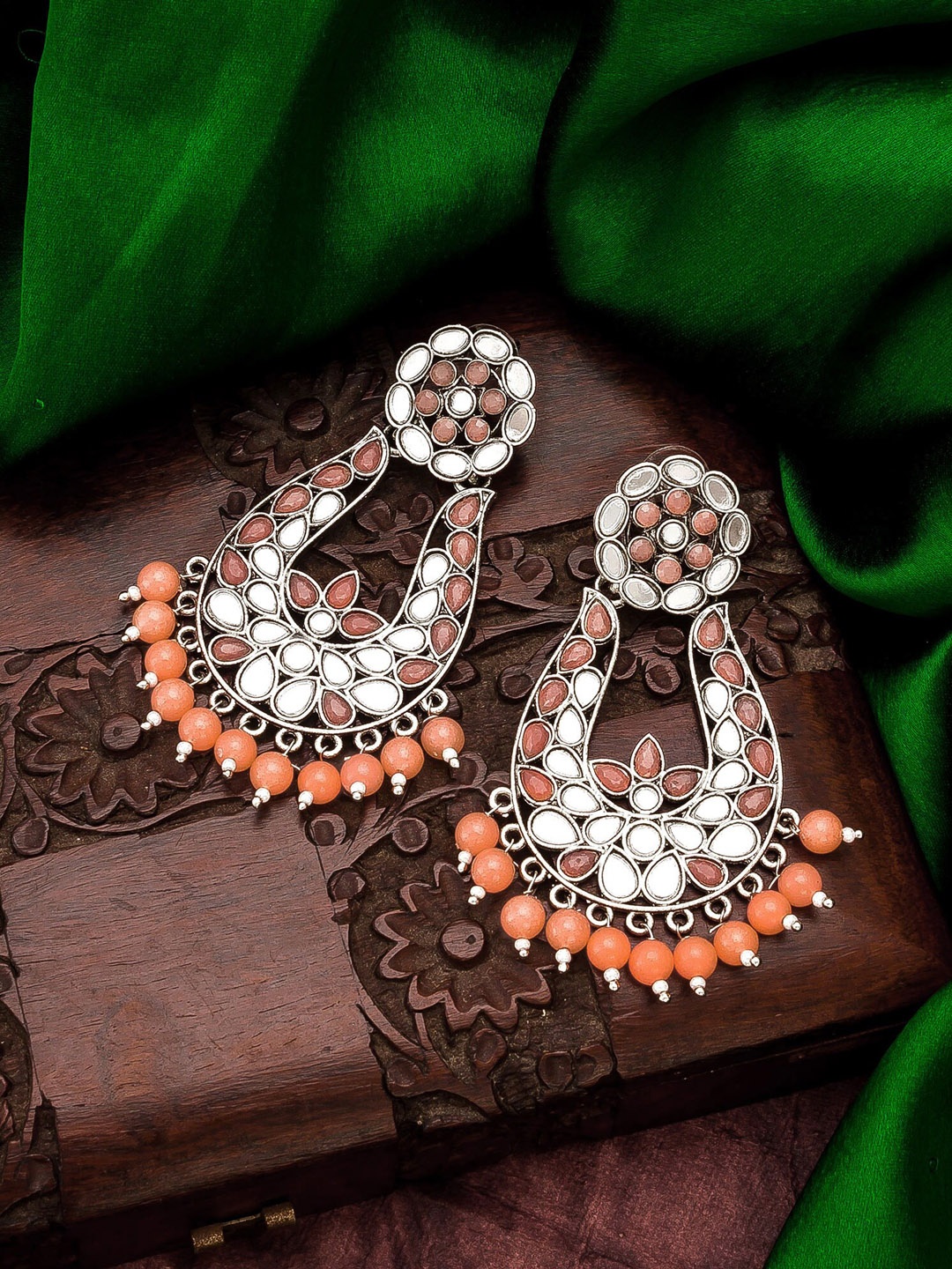 

aadita Gold-Toned Classic Jhumkas Earrings