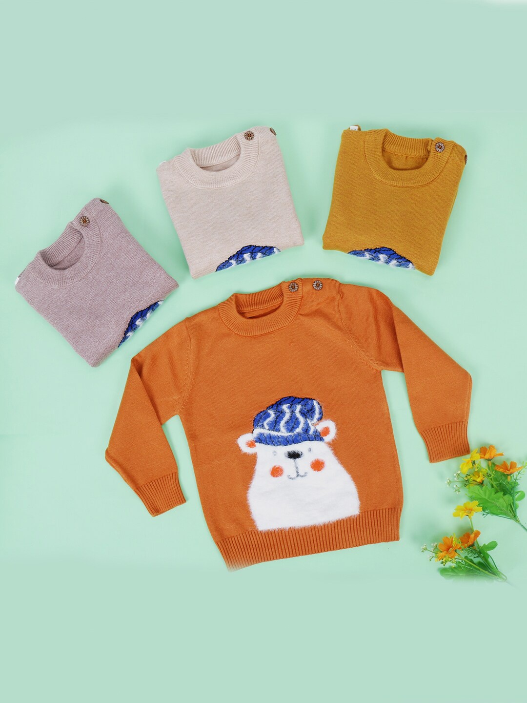 

POKORY Kids Assorted Printed Sweater