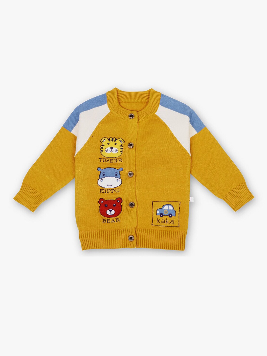 

POKORY Unisex Kids Assorted Humour and Comic Printed Pure Cotton Cardigan