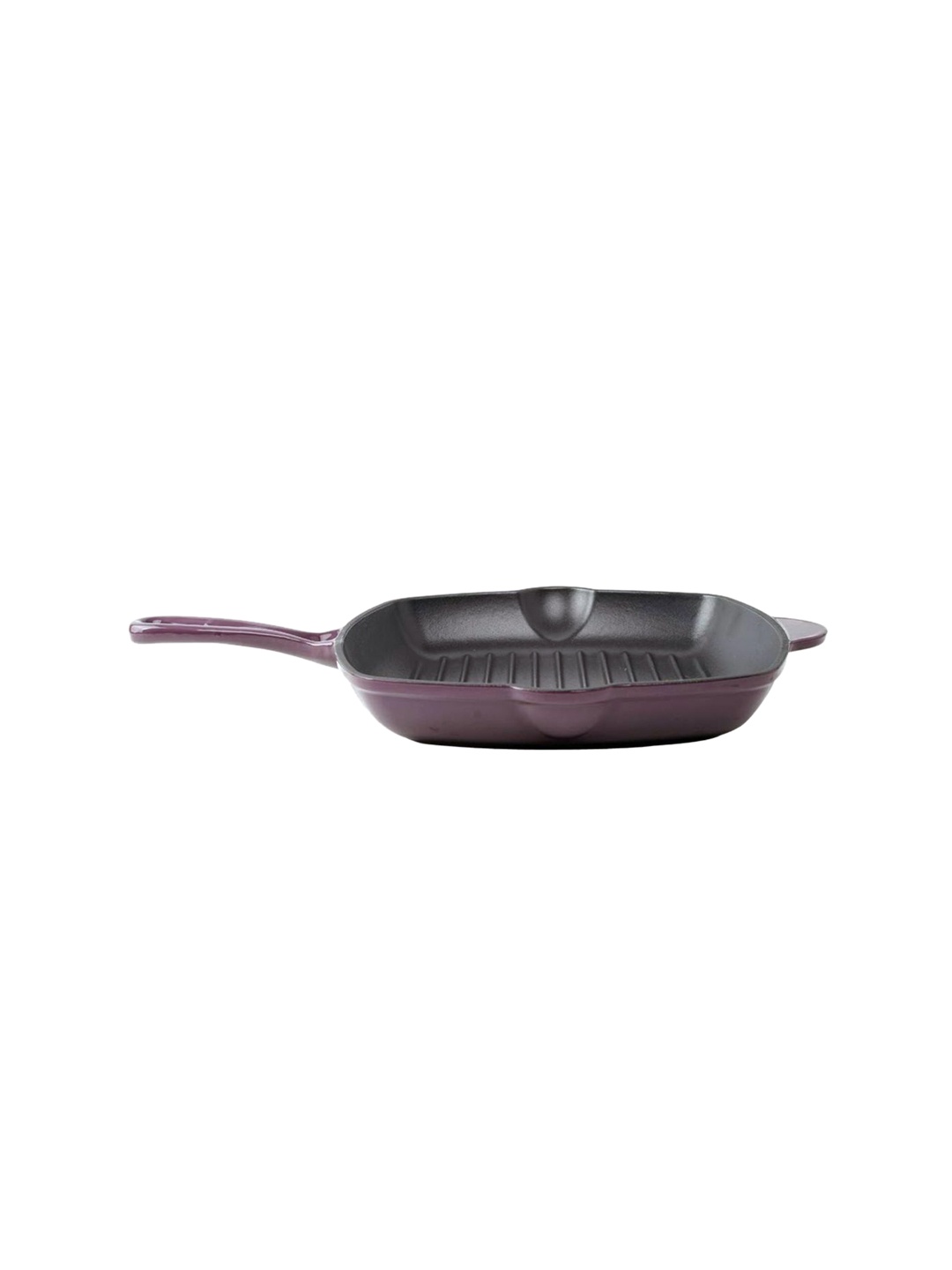 

Wonderchef Purple & Black Solid Ferro Cast Iron Grill Pan