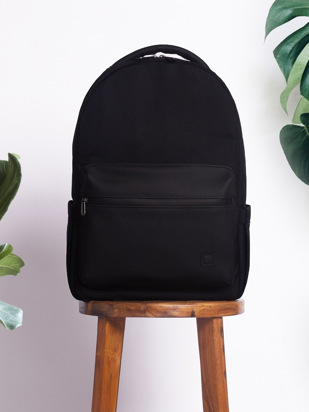

CARRIALL Unisex Black Solid Backpack