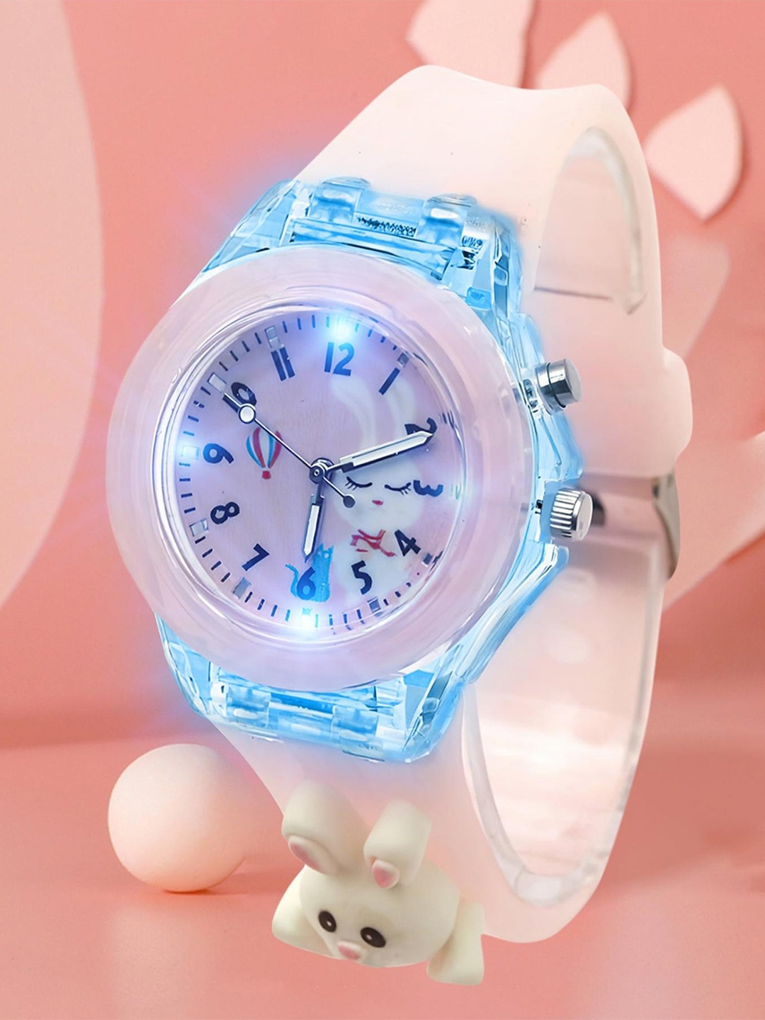 

Spiky Unisex Kids Pink Printed Dial & Pink Straps Analogue Watch