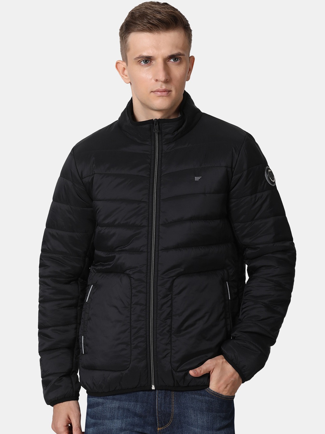 

t-base Men Black Lightweight Puffer Jacket