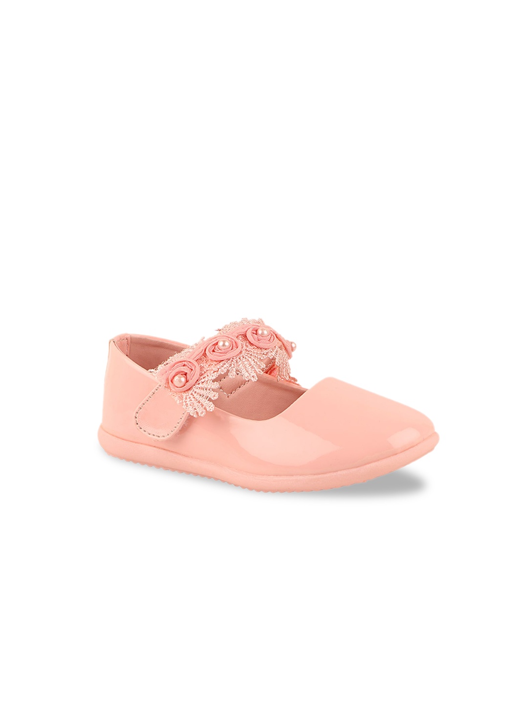 

Shoetopia Girls Pink Embellished Ballerinas