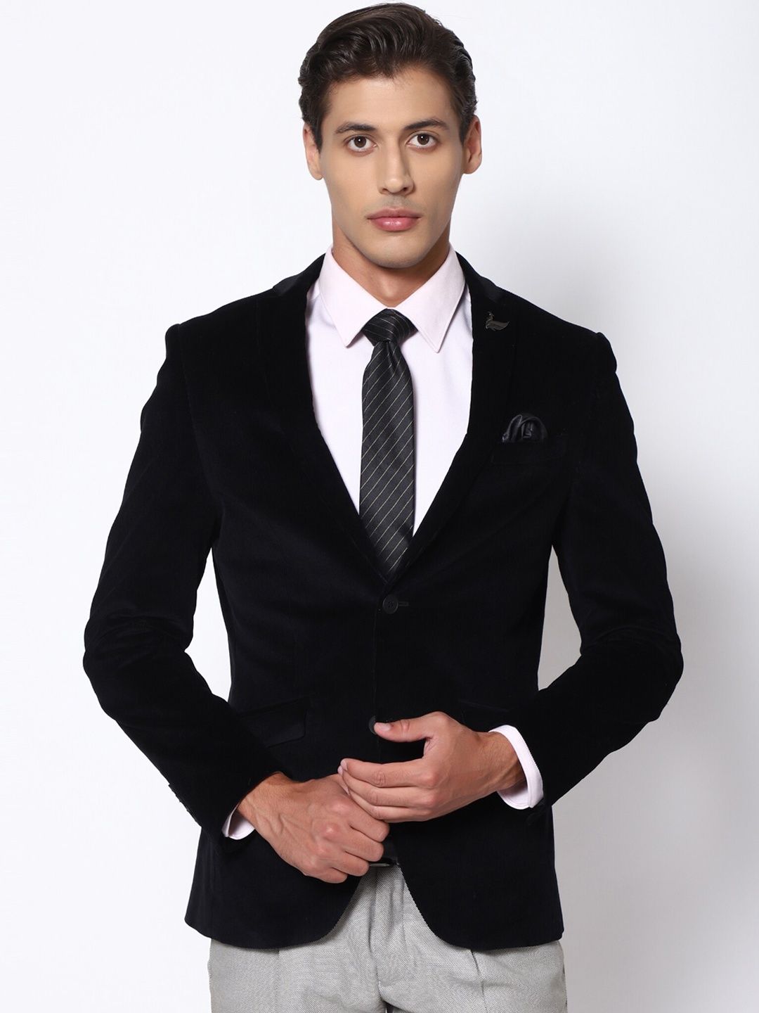 

Blackberrys Men Slim Fit Blazer, Black
