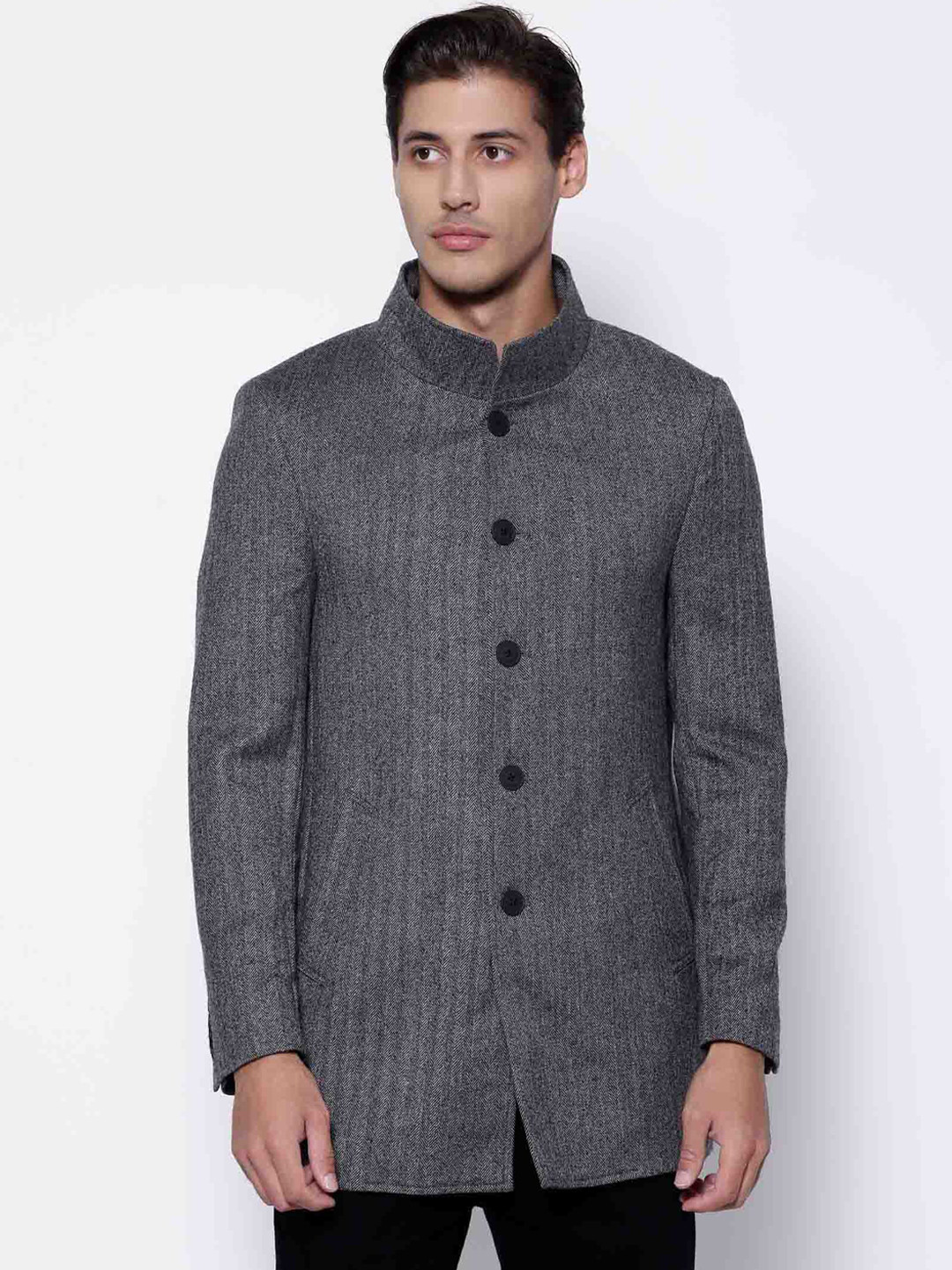 

Blackberrys Men Slim Fit Blazer, Charcoal