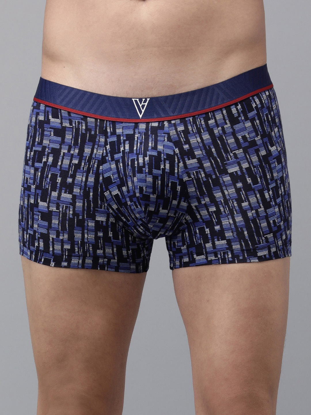 

Van Heusen Men Printed Trunks- 8905189747055, Black