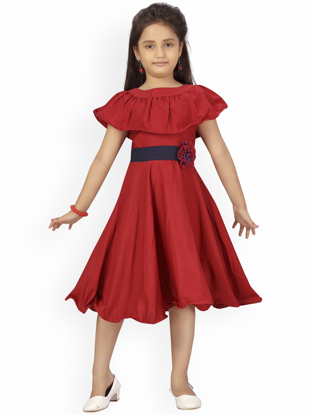 

Aarika Maroon Dress