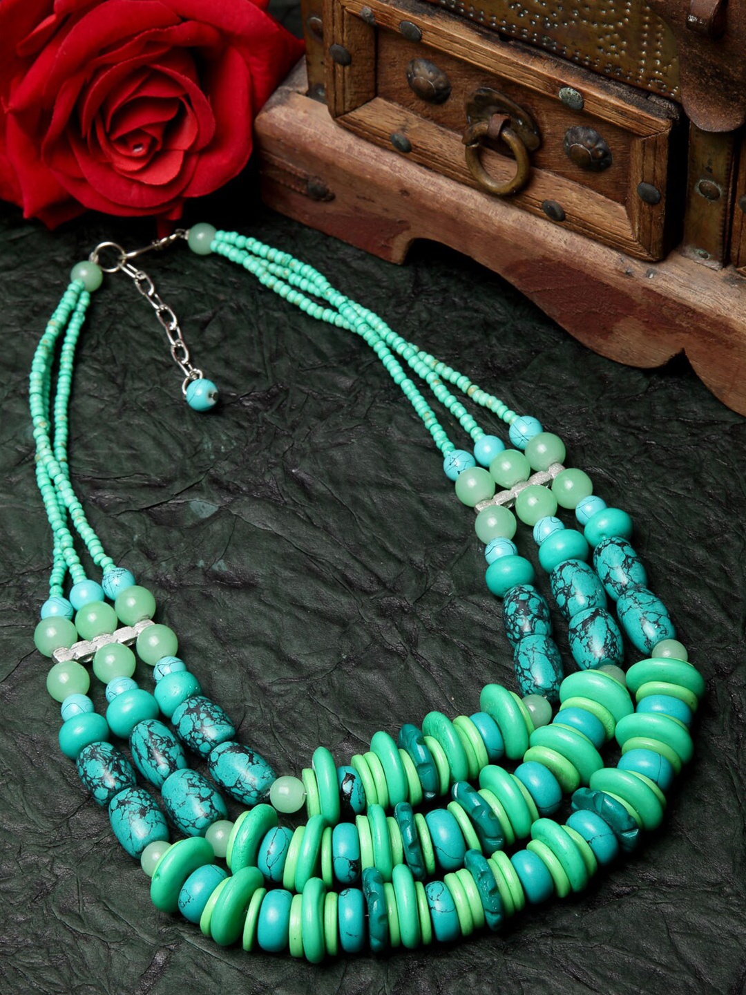 

Moedbuille Women Sea Green, Silver