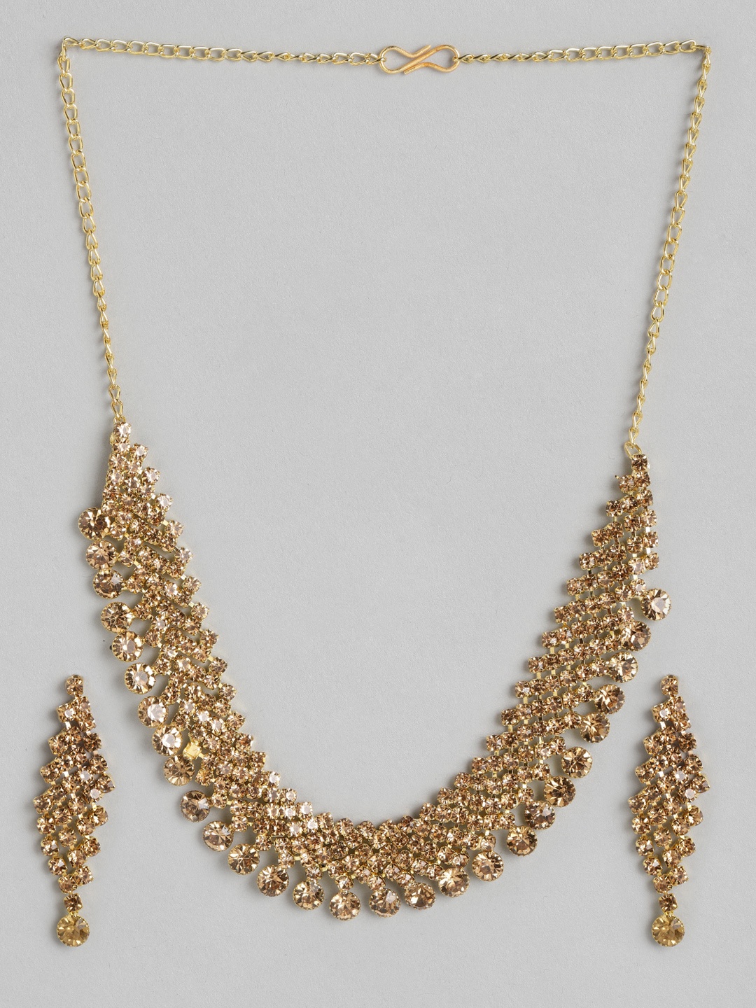 

Anouk Gold-Plated Stone-Studded Jewellery Set