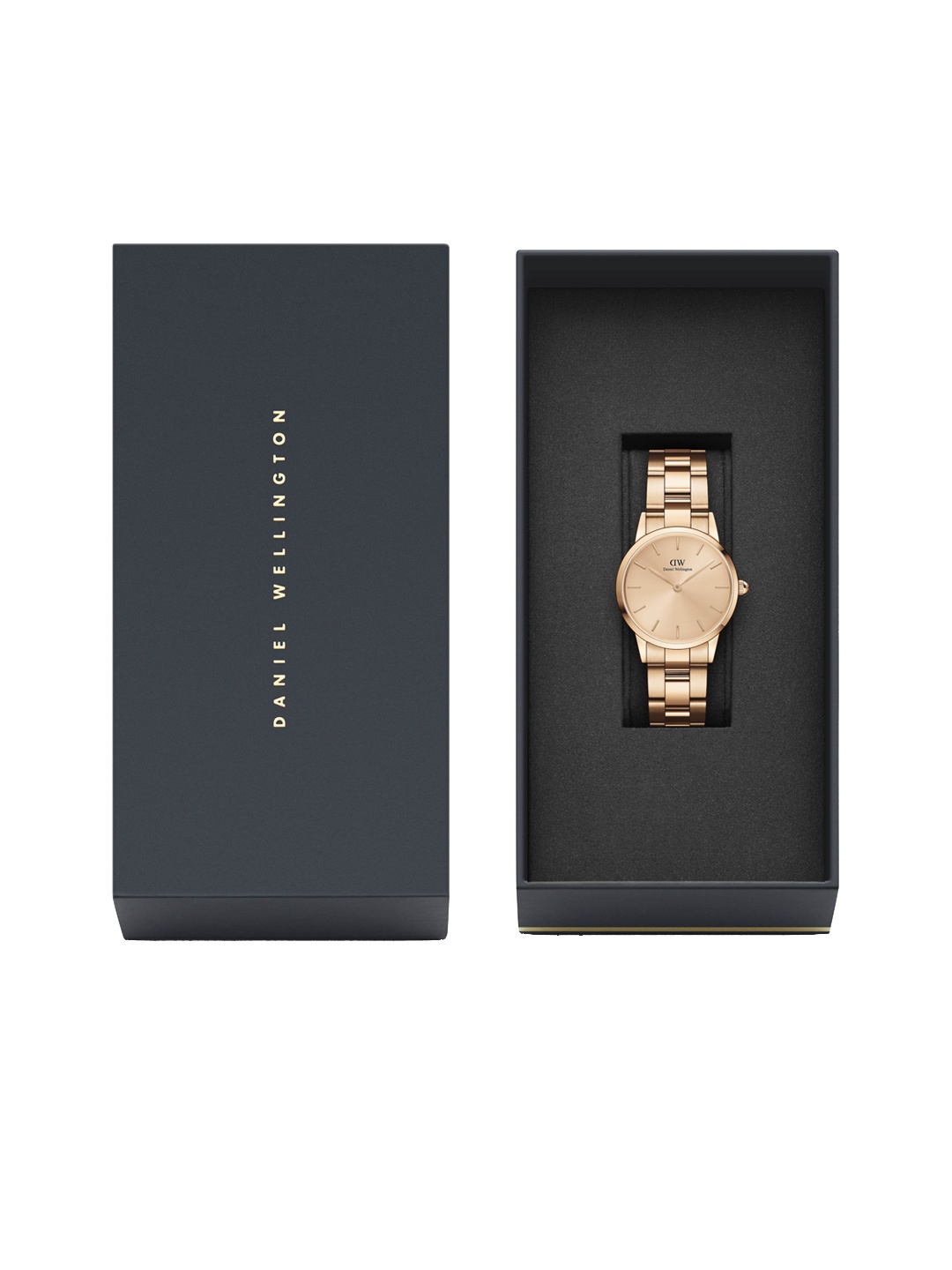 

Daniel Wellington Iconic Link Unitone Women Dial Rose-Gold 28mm Watch - DW00100401