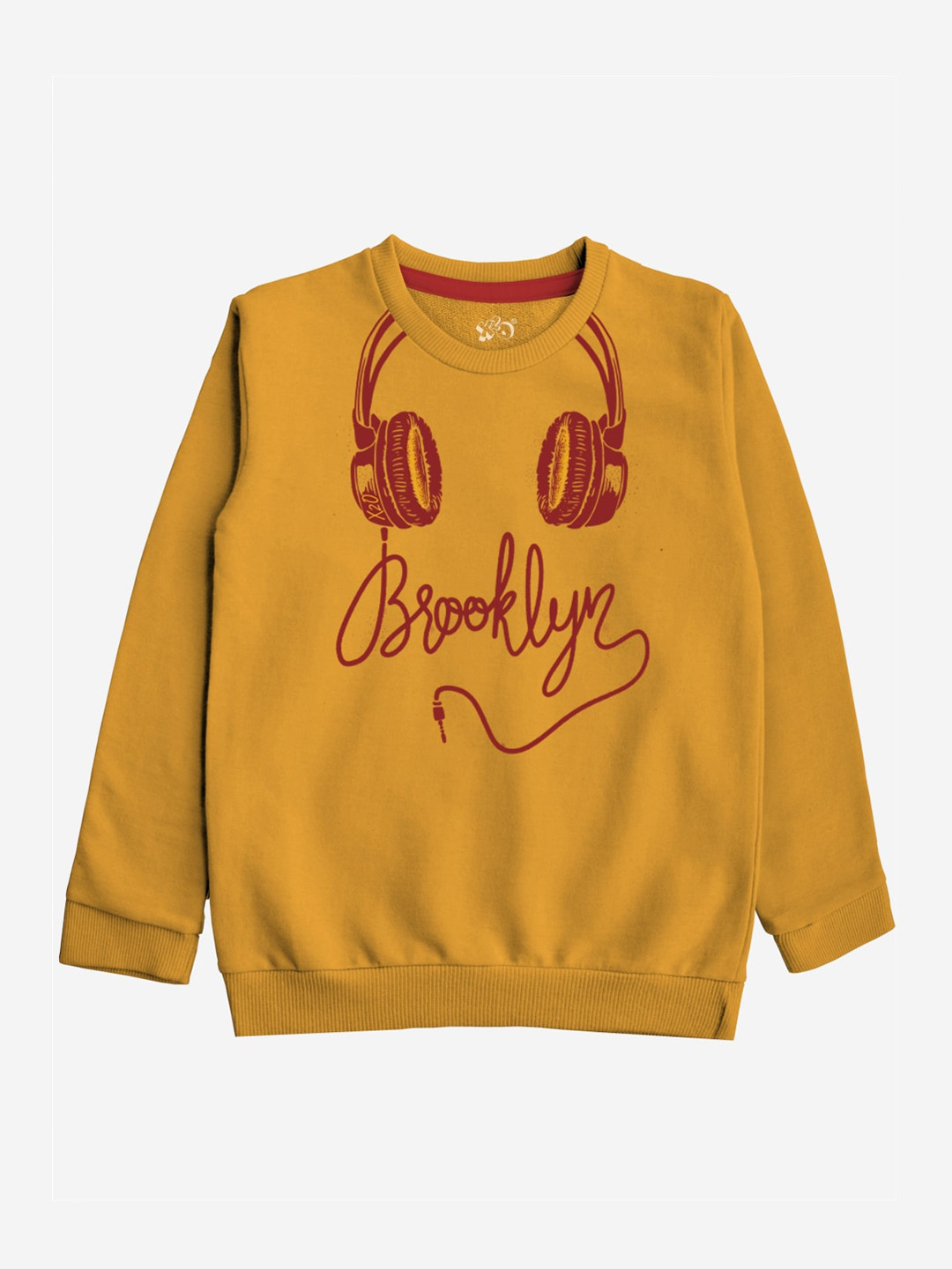 

x2o Kids Yellow & Red People & Places Printed Cotton Sweatshirt