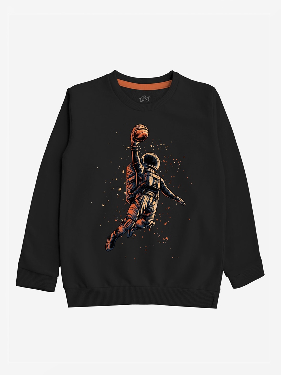 

x2o Kids Black Printed Sweatshirt