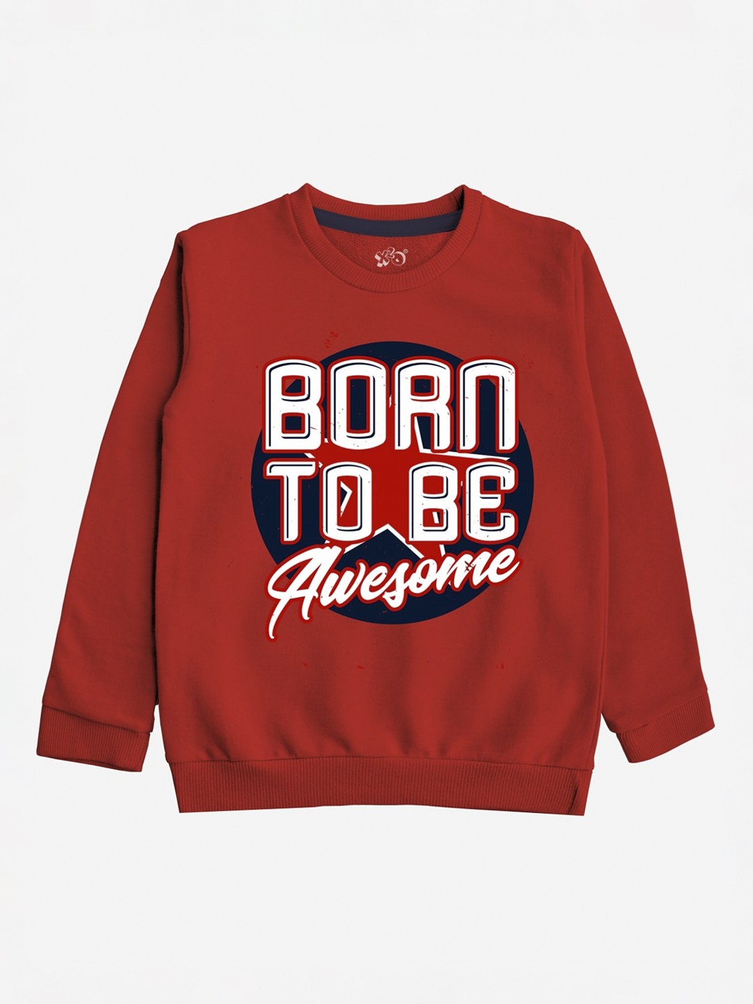 

x2o Unisex Kids Red Cotton Printed Sweatshirt