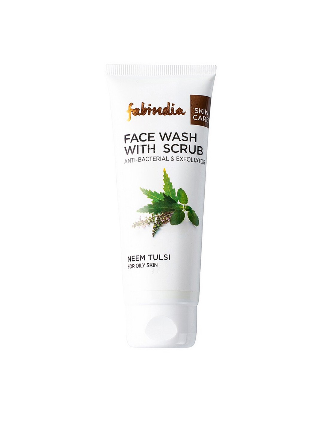 

Fabindia Neem Tulsi Face Wash Scrub - 120 ml, Green