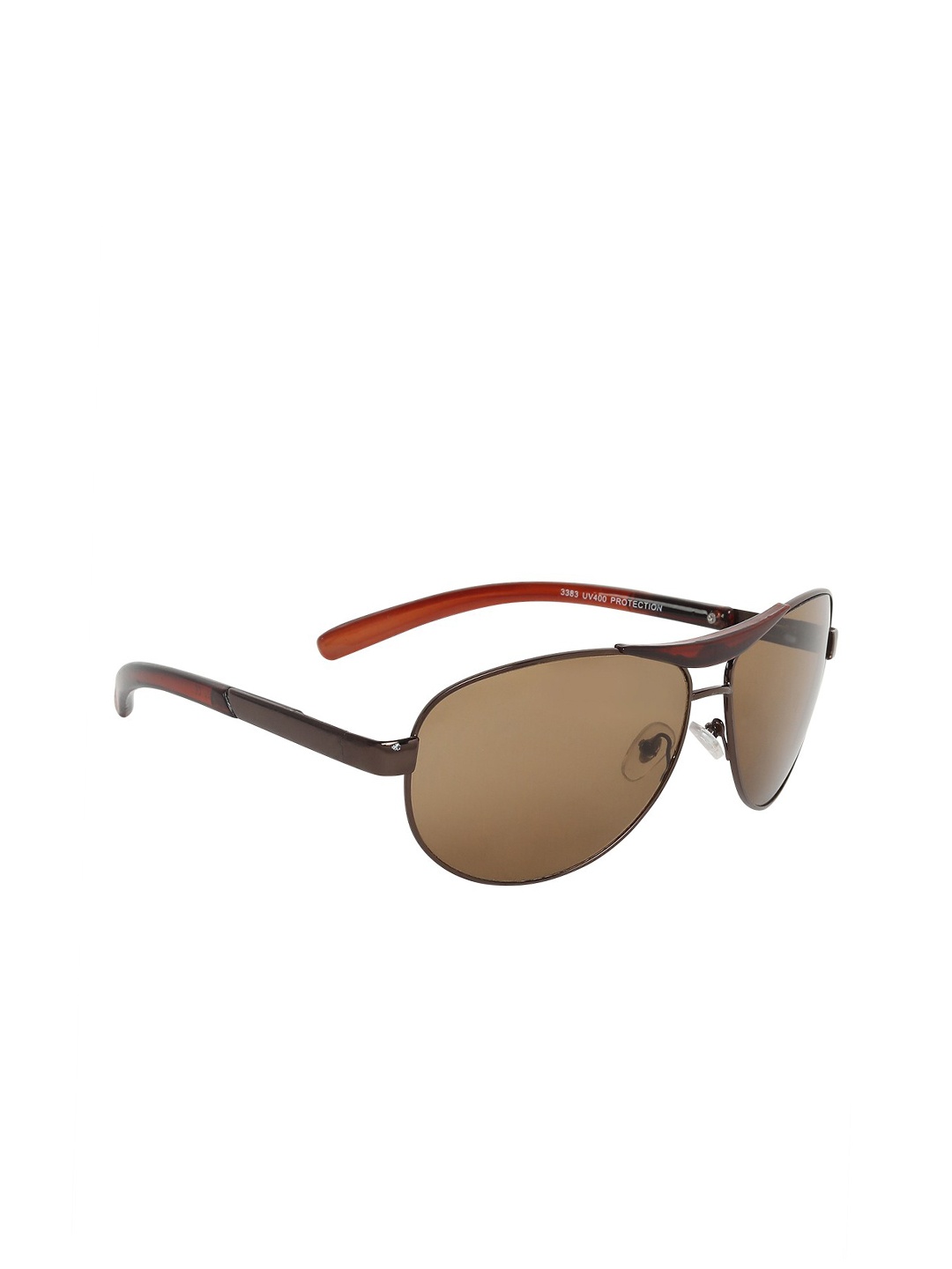 

SCAGLIA Unisex Brown Lens & Brown Aviator Sunglasses - RED-BOX_BROWN_SCG