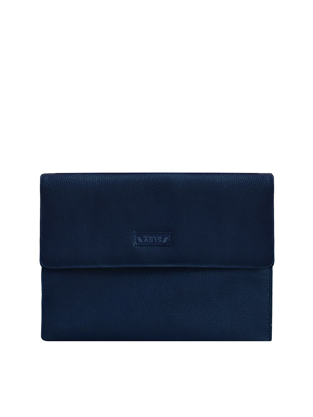 

ABYS Adult Navy Blue Textured Leather Laptop Sleeve