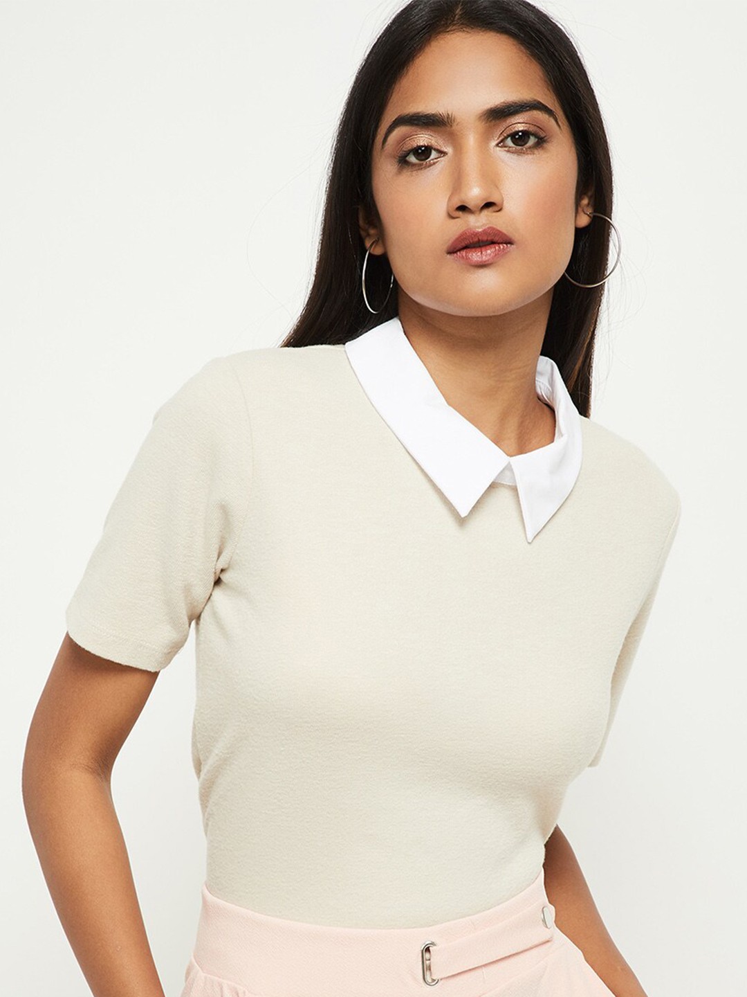 

max Women Beige Regular Top
