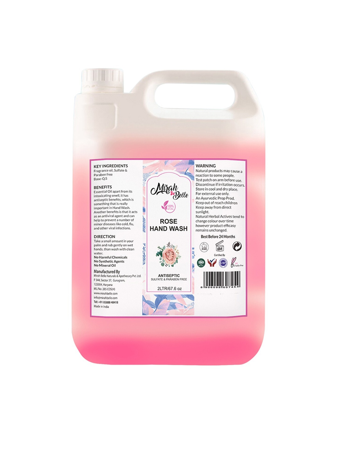

Mirah Belle Rose Hand Wash 2 L