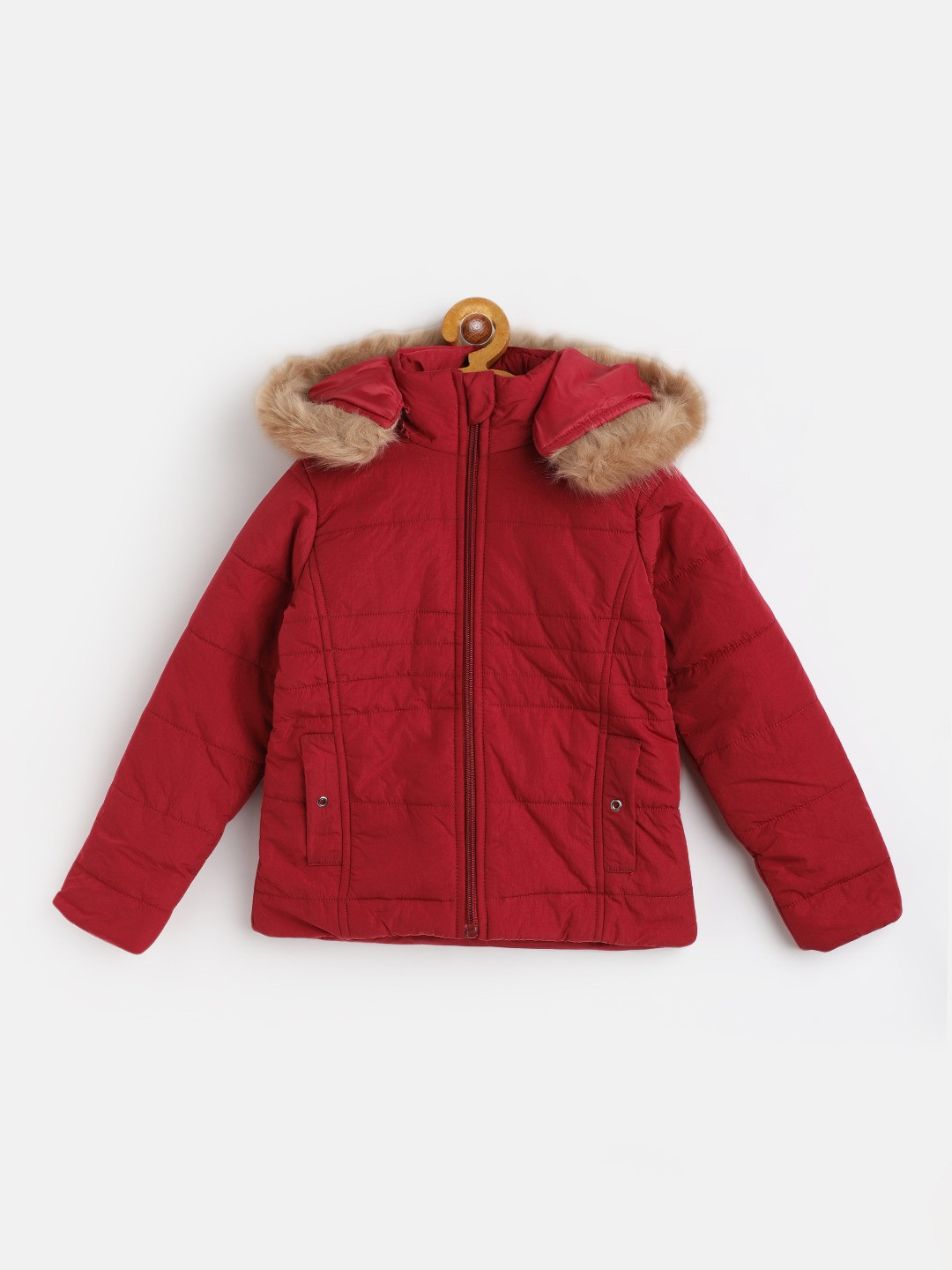 

GOJI Girls Burgundy Hooded Parka Jacket
