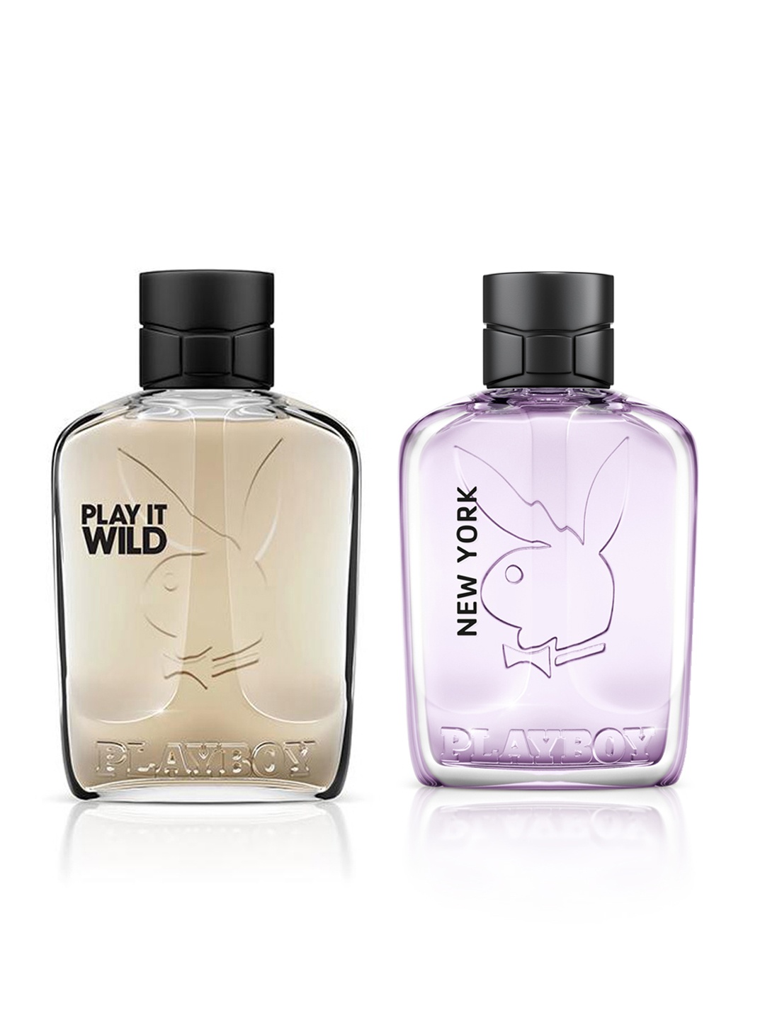 

Playboy Men New York & Play It Wild New Eau de Toilette 100 ml each, Nude