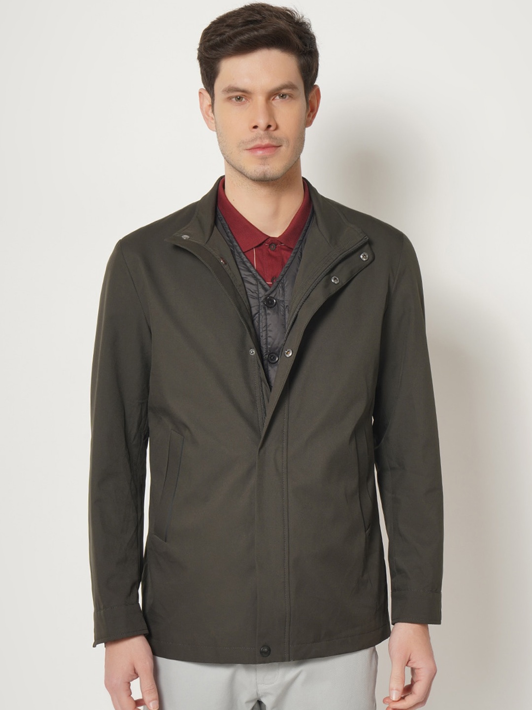 

Blackberrys Men Green Tailored Jacket