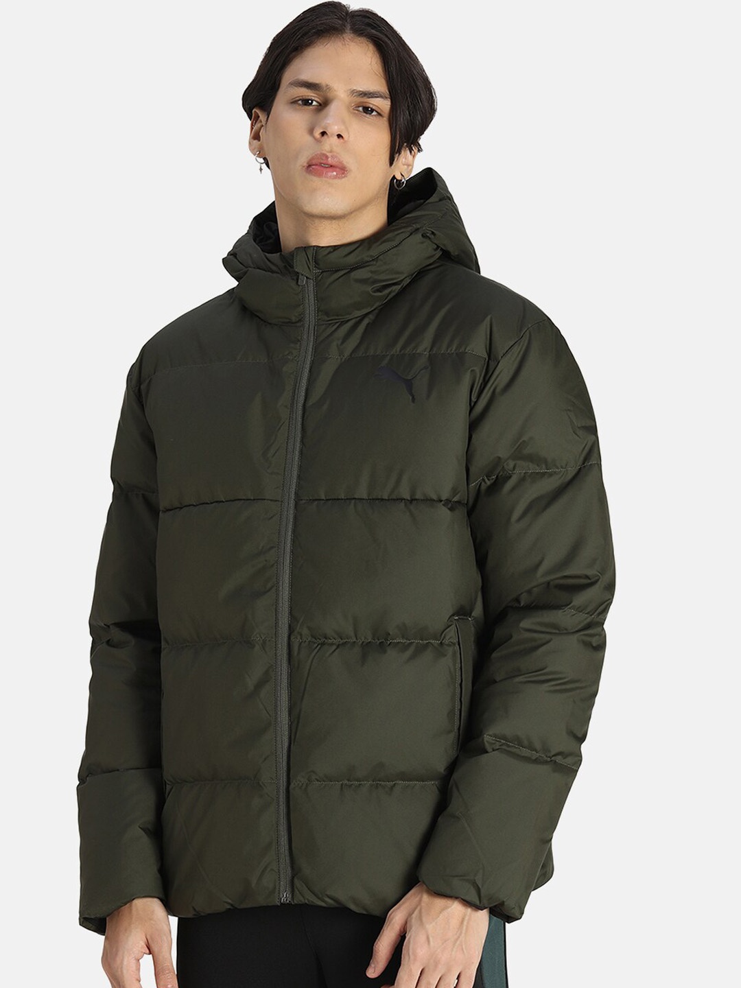 

Puma Men Olive Green Essential+ Padded Jacket