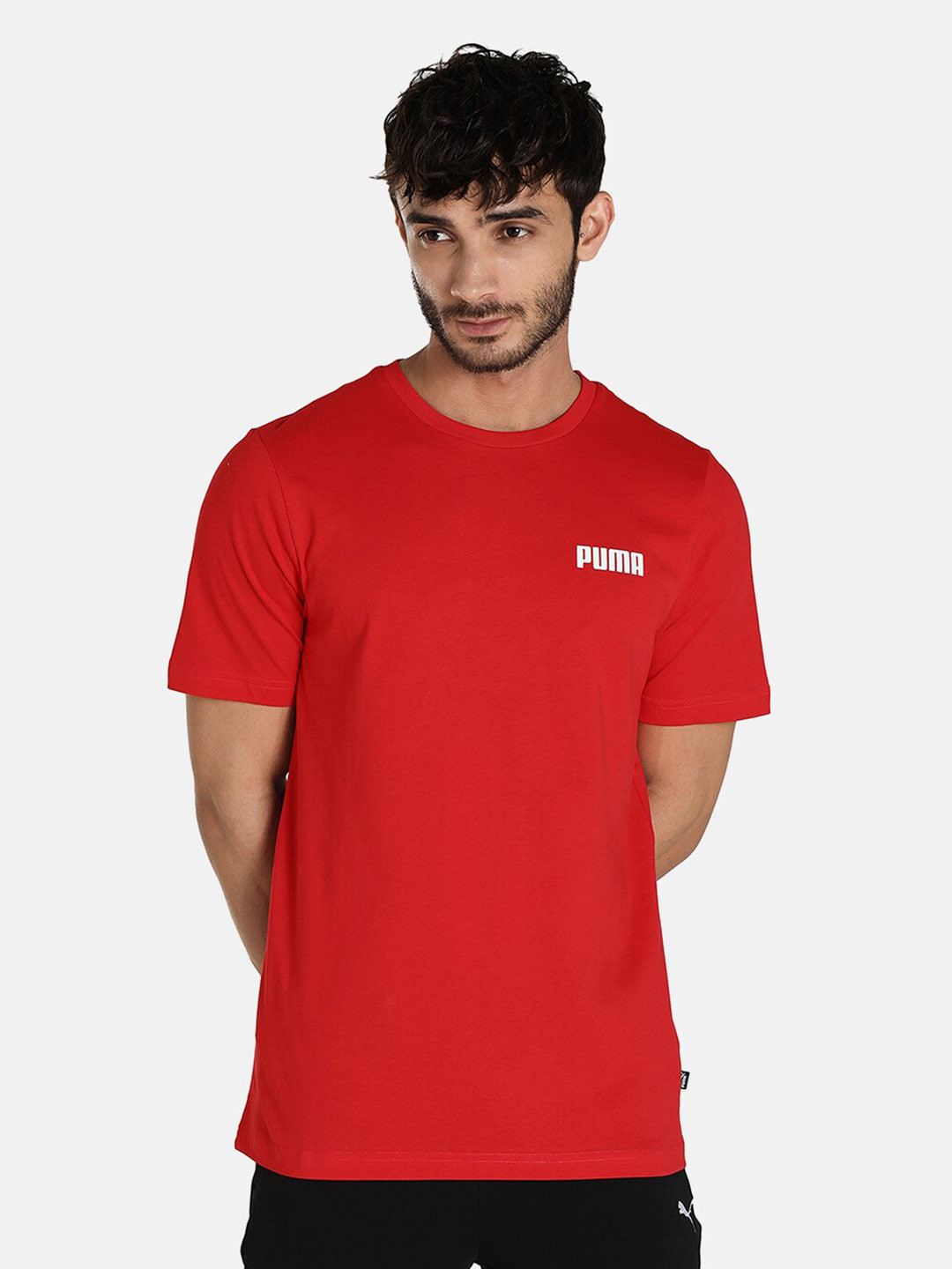 

Puma Men Essential Red Brand Logo Cristiano Ronaldo Regular fit T-shirt