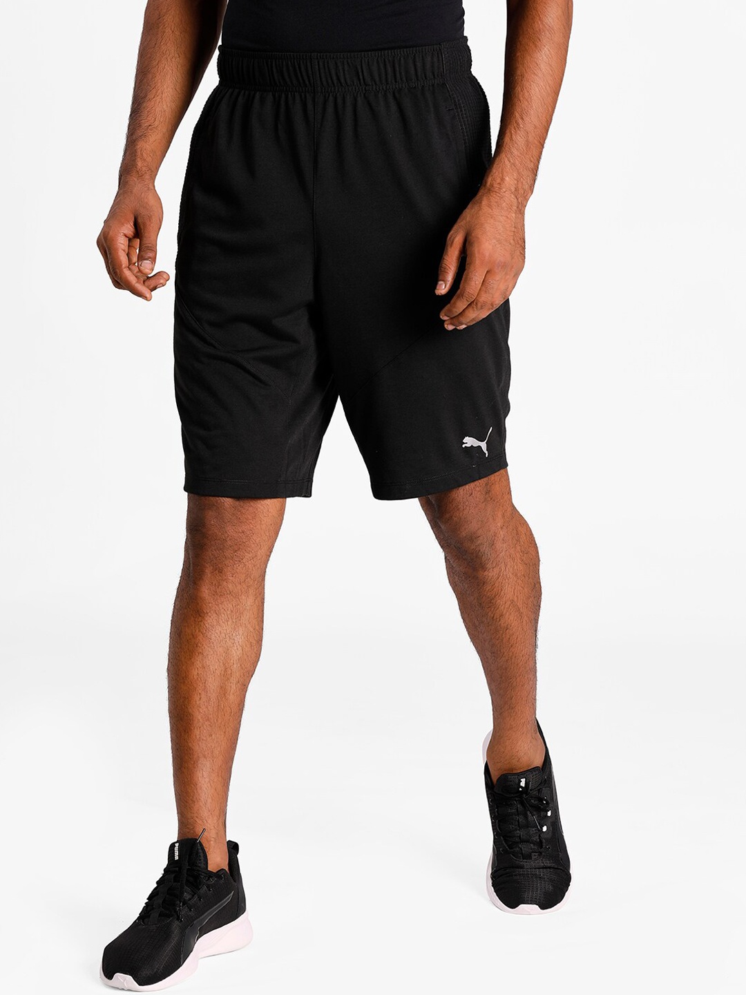 

Puma Men Black Training or Gym Sports Shorts with dryCELL Technology