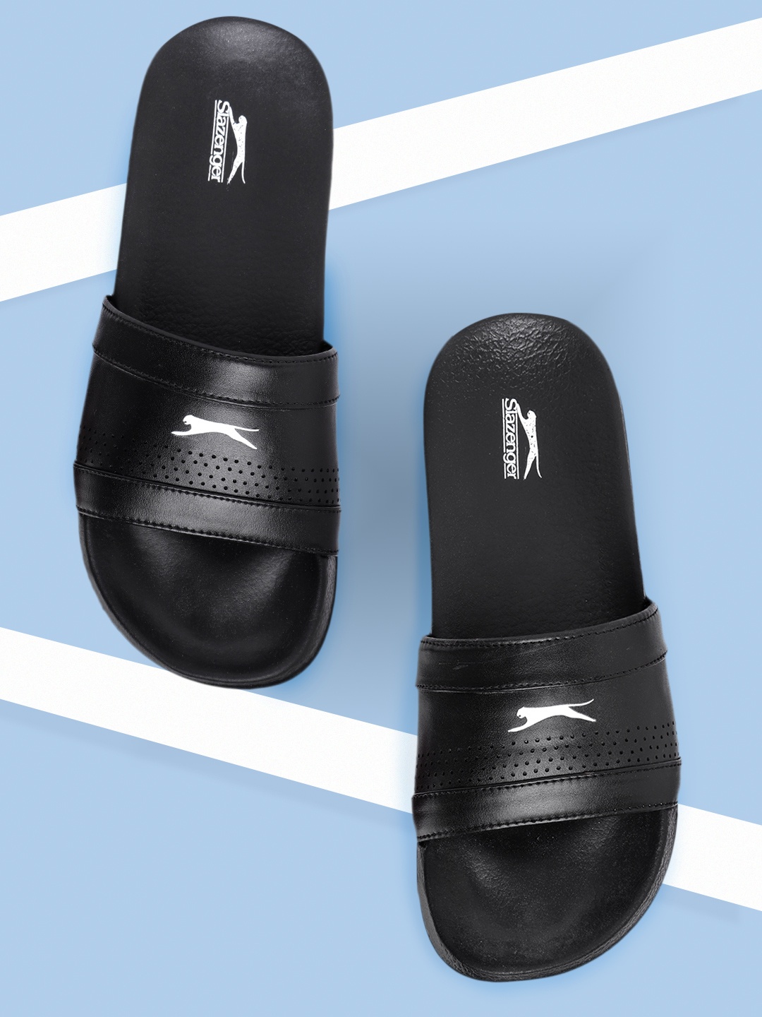 

Slazenger Men Black Sliders