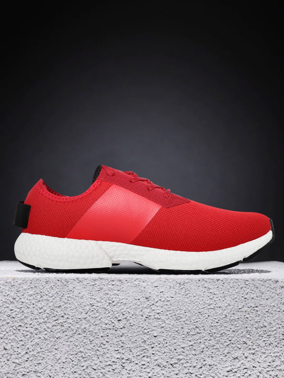 

Ducati Men Red Woven Design Sports Shoes