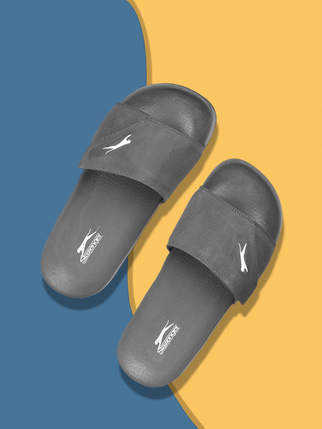 

Slazenger Men Grey Sliders