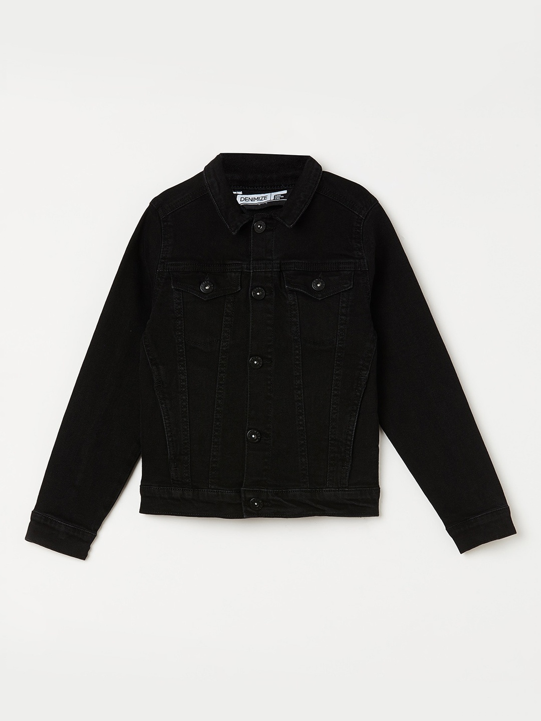 

Denimize by Fame Forever Boys Black Washed Denim Jacket