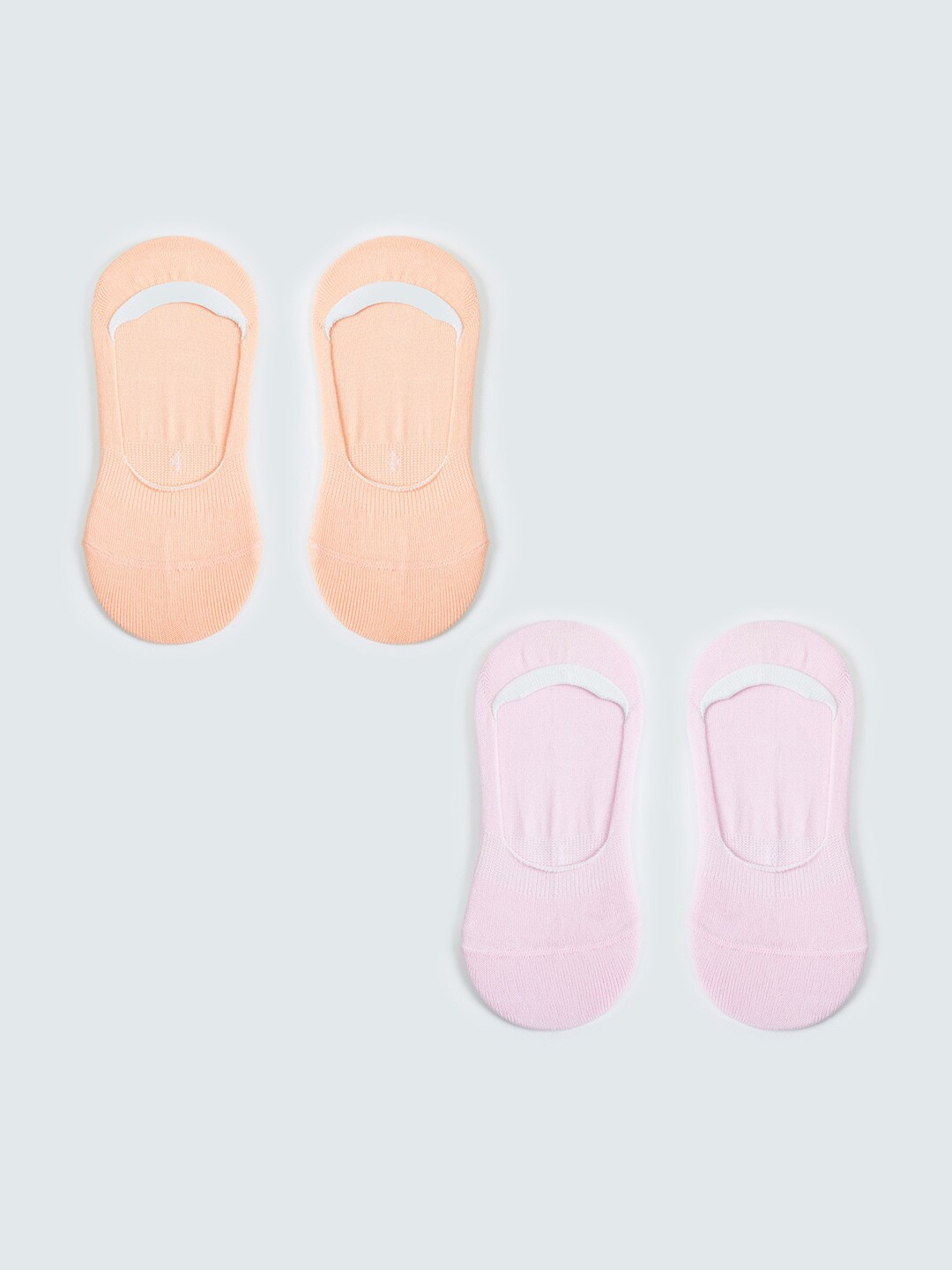 

max Girls Pack Of 2 Assorted Solid Shoe Liners