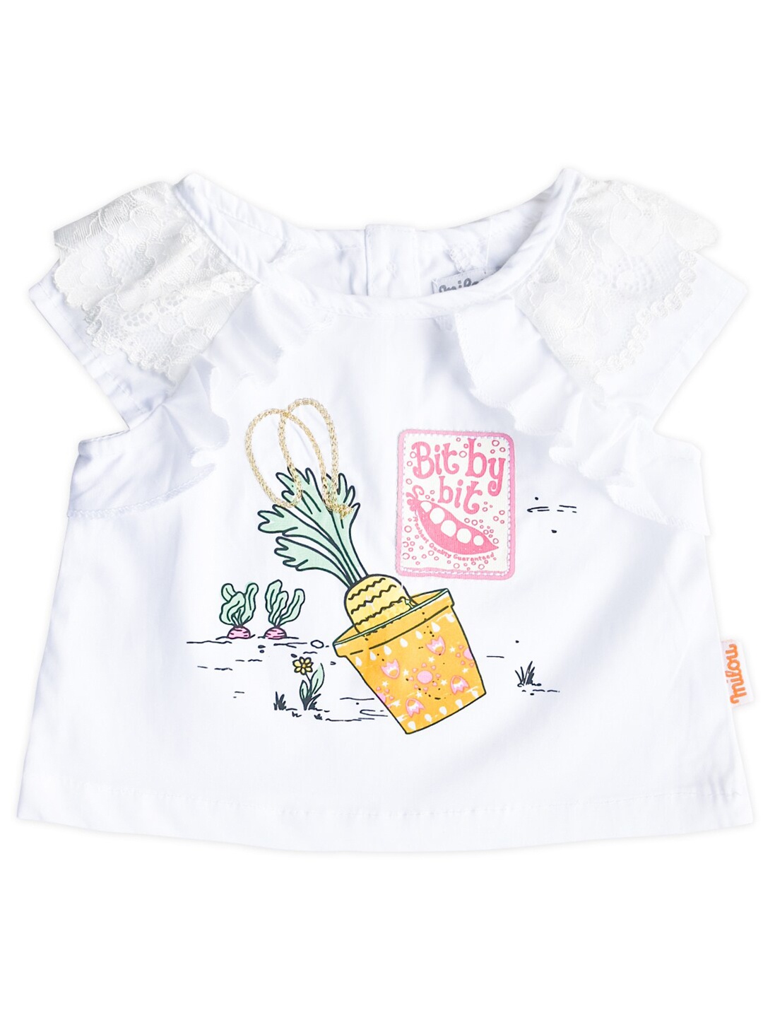 

milou White Regular Top