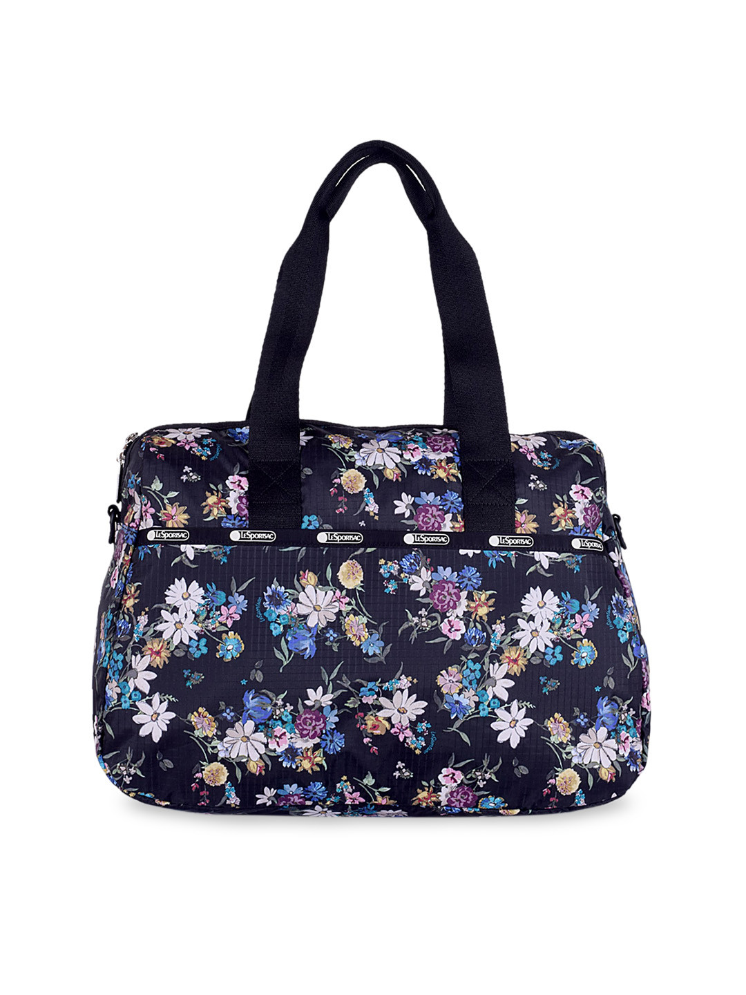 

LeSportsac Multicoloured Floral Printed Structured Shoulder Bag With Detachable Strap, Multi