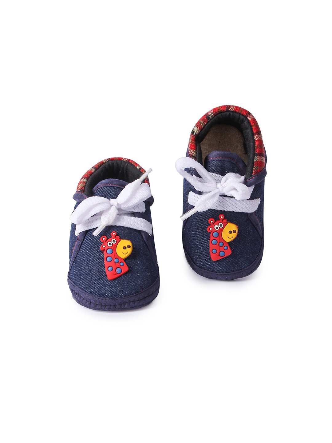 

Butterthief Unisex Infants Kids Navy Blue & White Shoe-Style Sandals