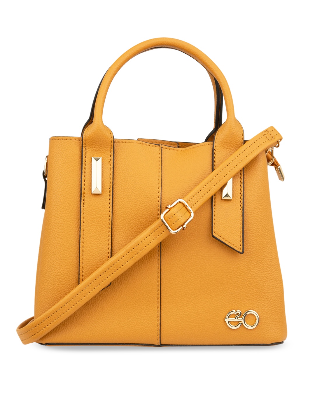 

E2O Yellow Women Structured Handheld Bag