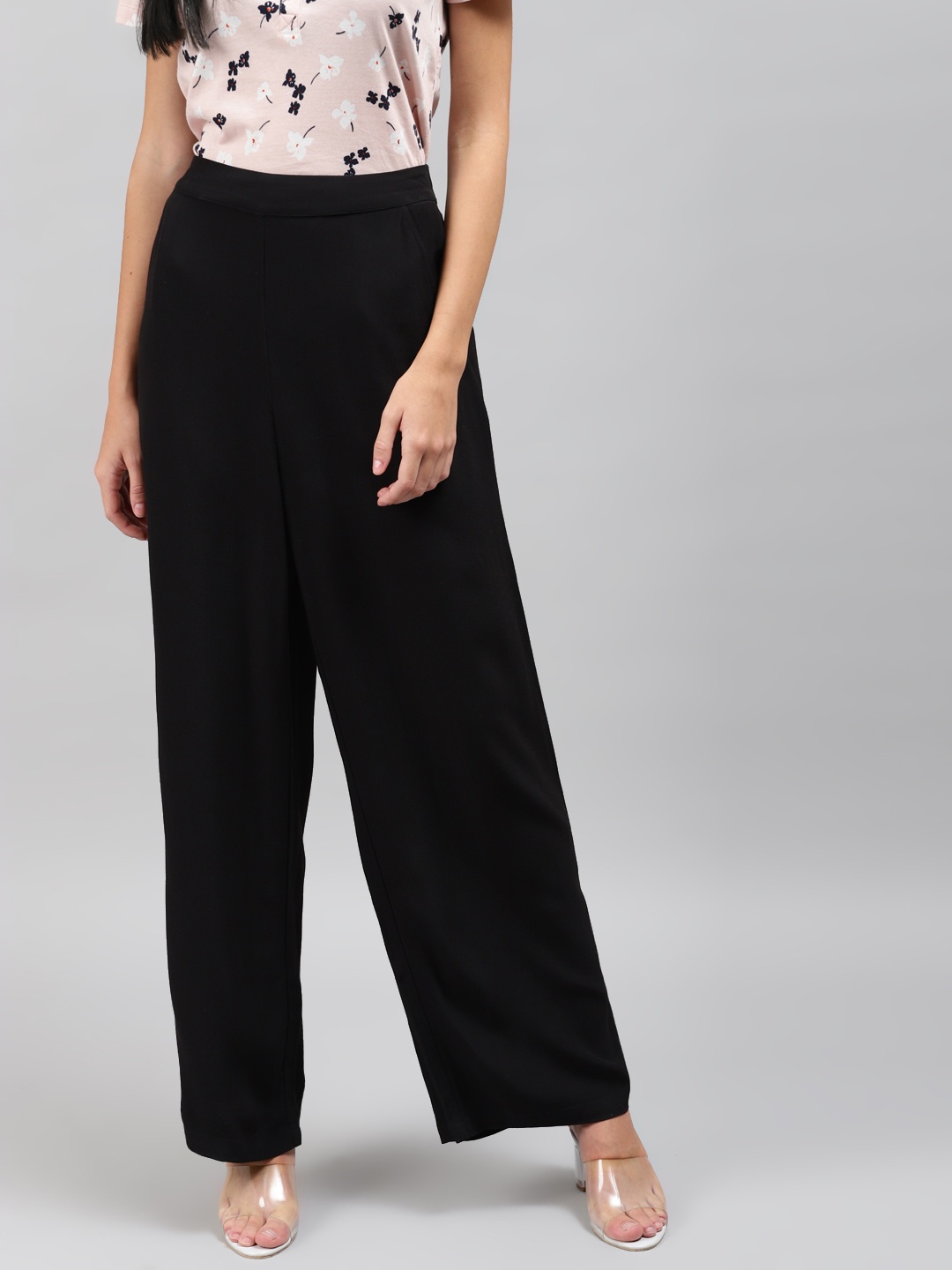 

Marks & Spencer Women Black Trousers