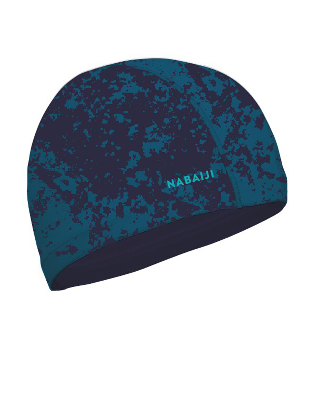 

Nabaiji By Decathlon Blue & Black Printed Swim Cap