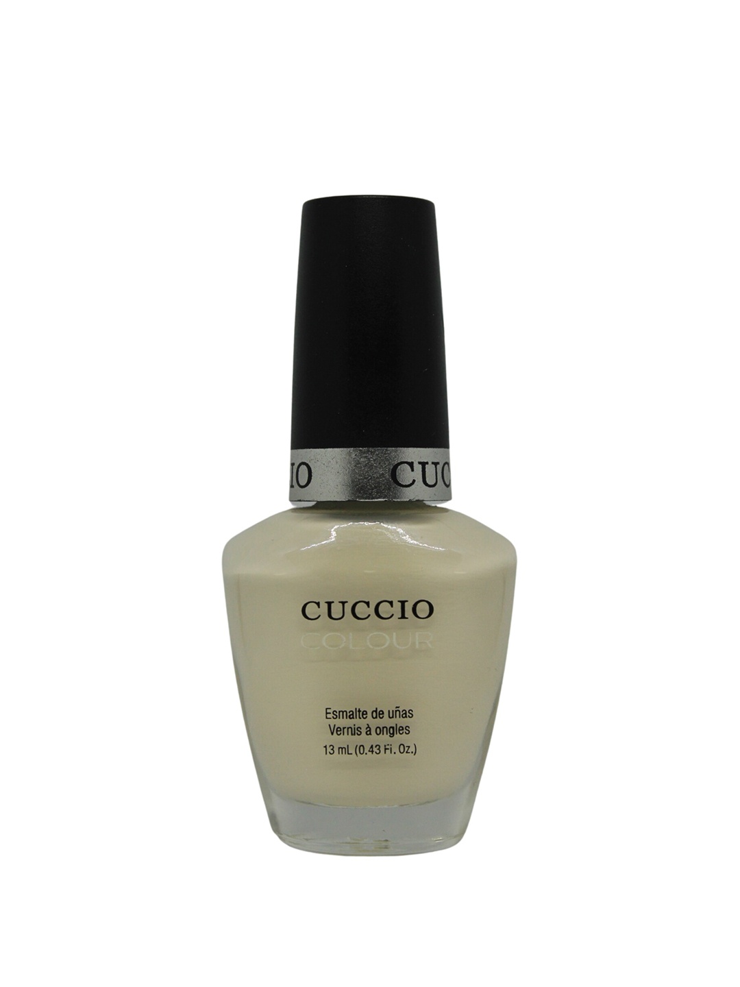 

Cuccio Colour Long Lasting Glossy Nail Polish - Mystery in Milan 25 Free Formula 13 ml, Off white