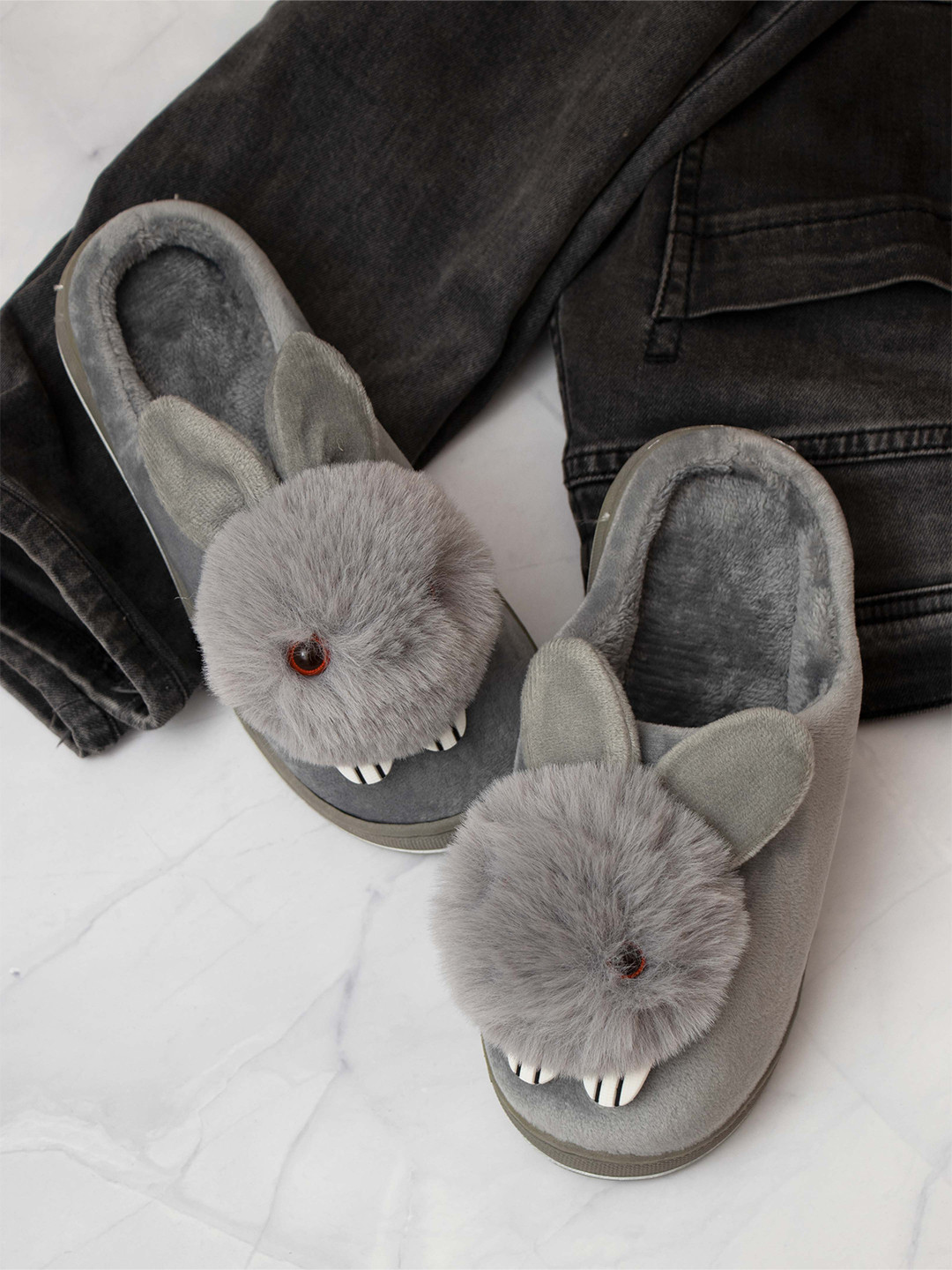 

Brauch Women Grey Room Slippers