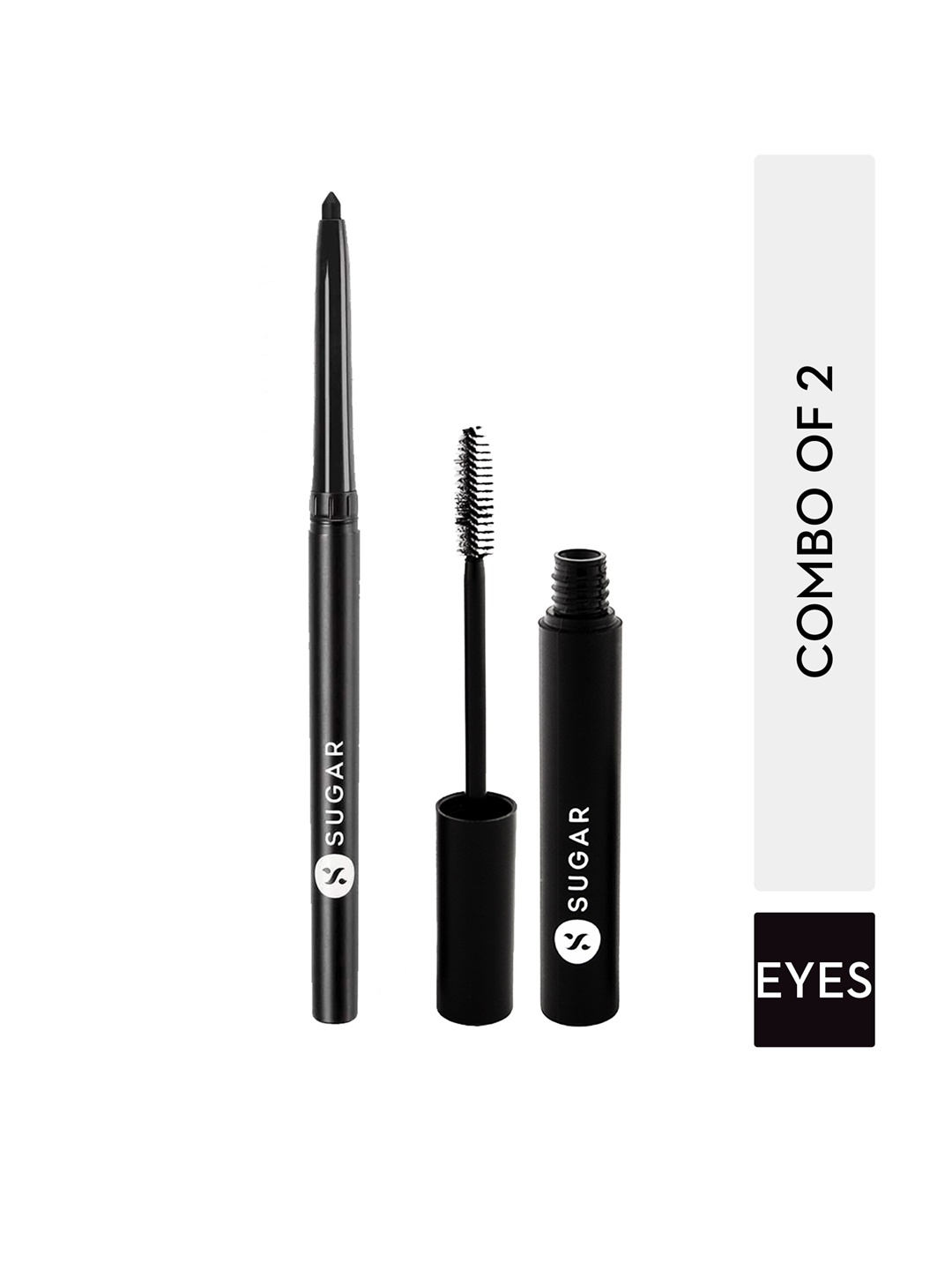 

SUGAR Set of Lash Mob Limitless Mascara & Kohl Of Honour Intense Kajal, Black