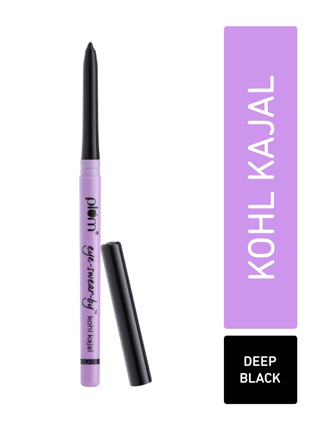 

Plum Eye-Swear-By Everyday Wear Water & Smudge Proof Kajal - Black