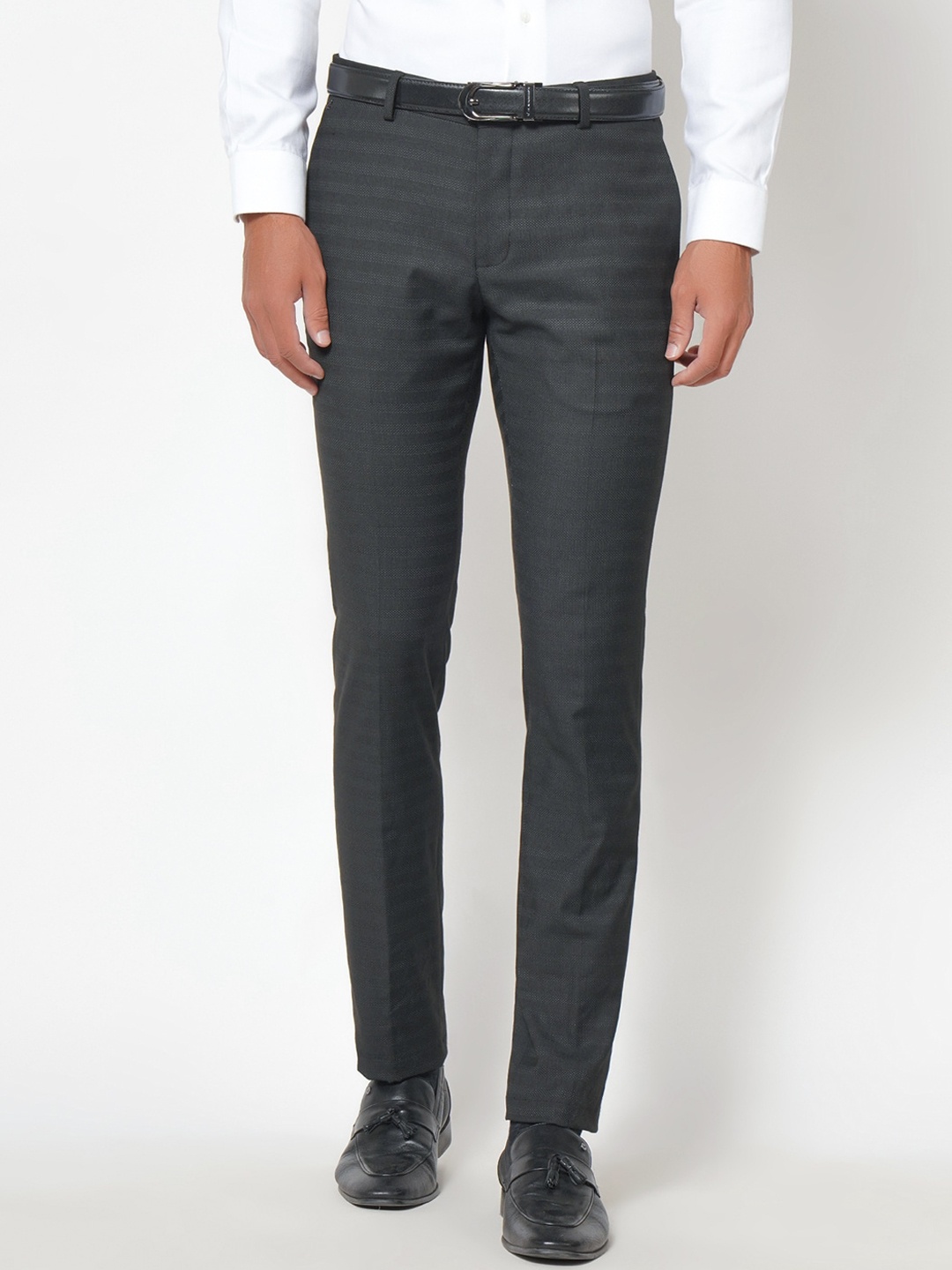 

Blackberrys Men Grey Phoenix Skinny Fit Trousers