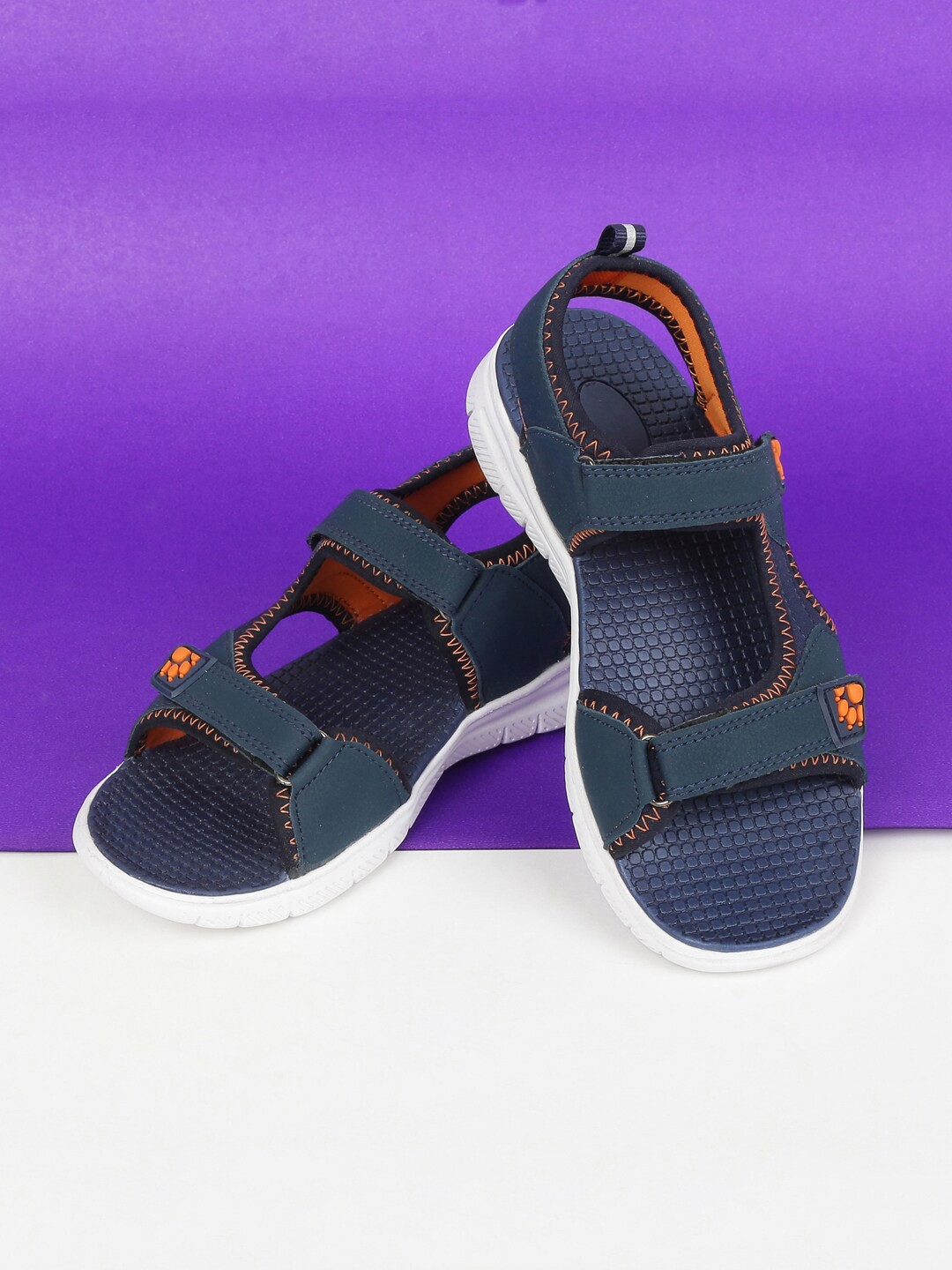 

max Boys Blue & White PU Comfort Sandals