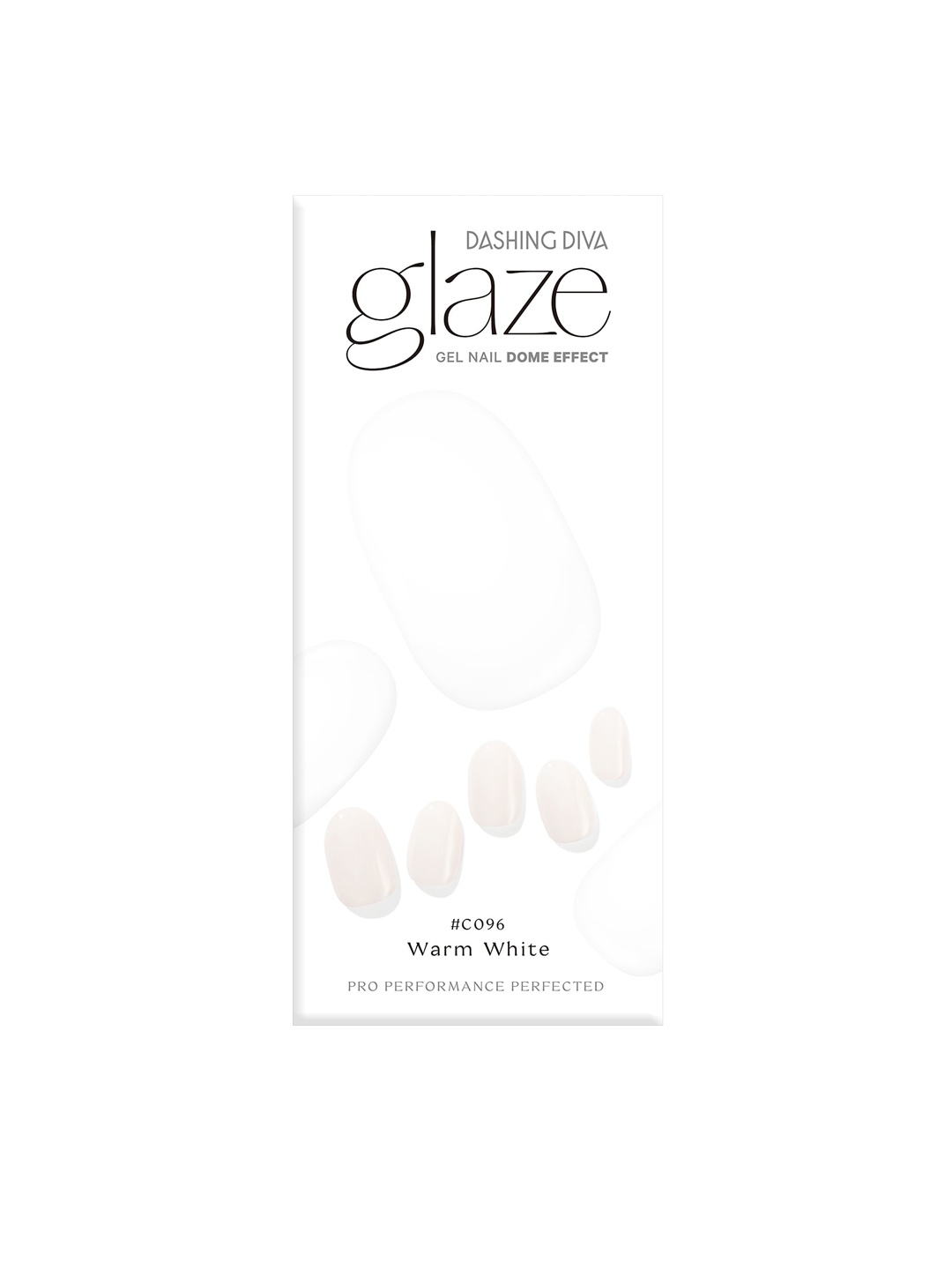 

Dashing Off-White Diva Glaze Warm Gel Nail